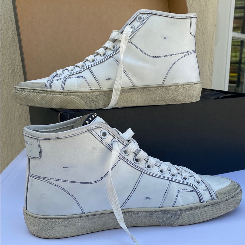SAINT LAURENT High Top Sneakers - Picture 7 of 12